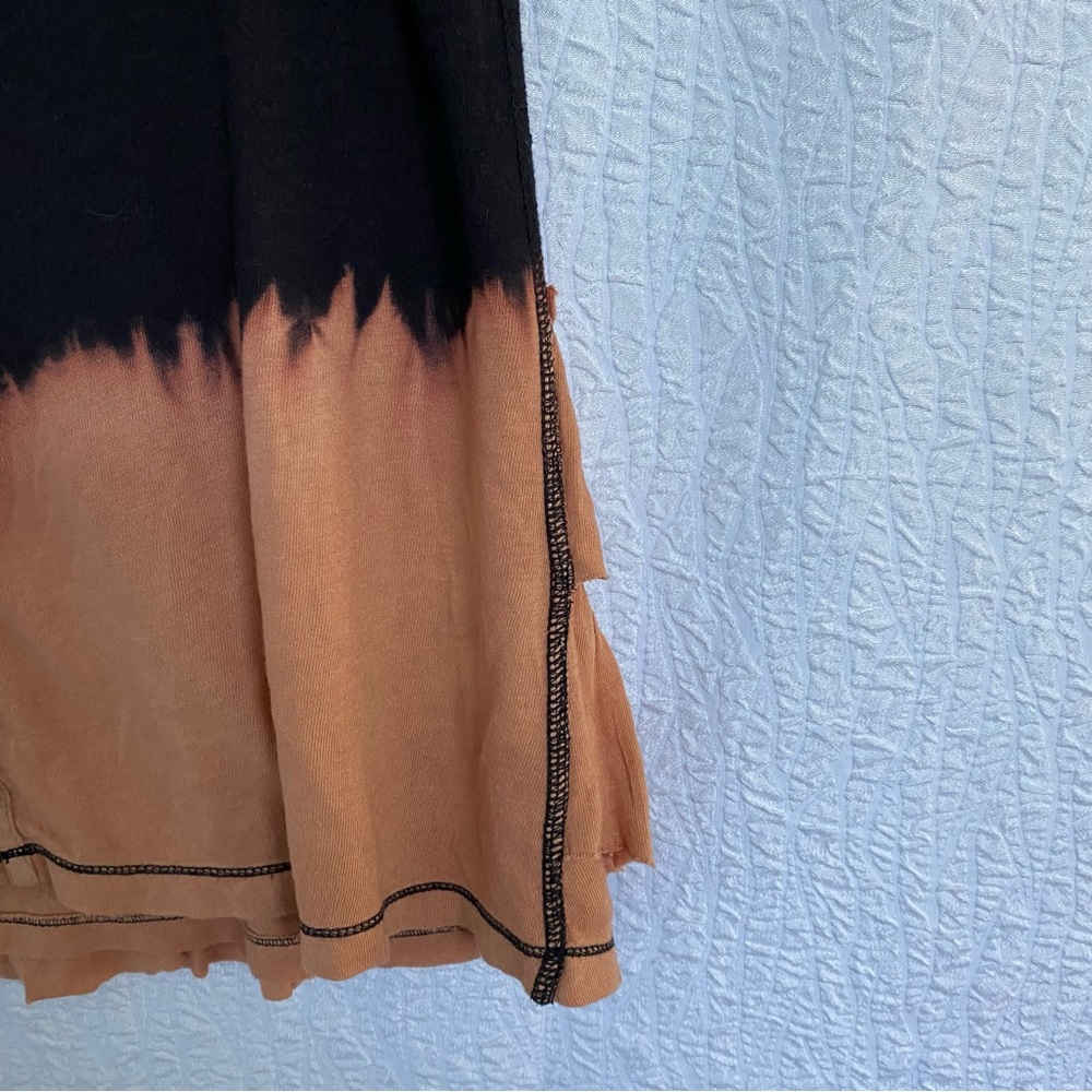 Free People Racerback Ruffle Bleached Tank Top - Picture 6 of 9